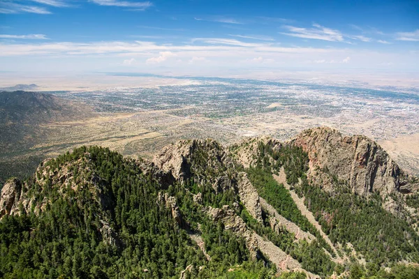 Воздушный Вид Горы Долину Горы — стоковое фото
