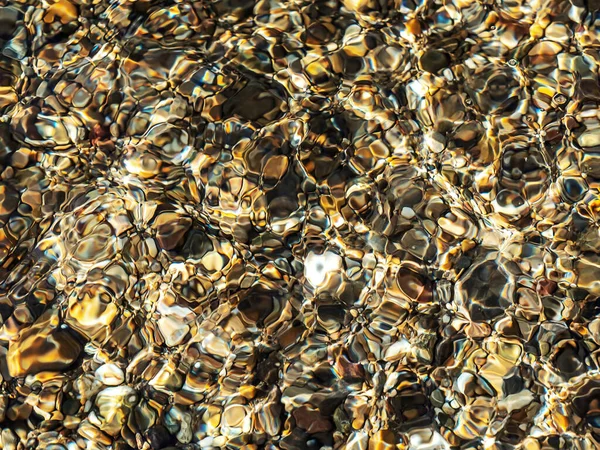Hintergrundtextur Zur Entspannung Steine Boden Eines Reservoirs Sonnenlicht Erstaunliche Schöpfungen — Stockfoto