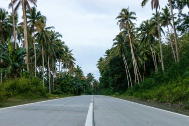 Tayland şehrinde yol