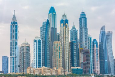 Dubai, Birleşik Arap Emirlikleri, 25 Ocak 2020: Dubai Marina