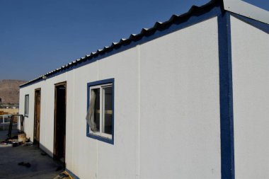 İsrail 'deki Akdeniz şehrinin güzel manzarası.