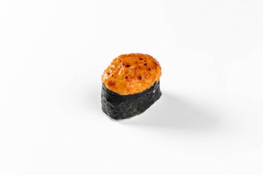 Klasik Japon suşisi üzerine üstten görüş