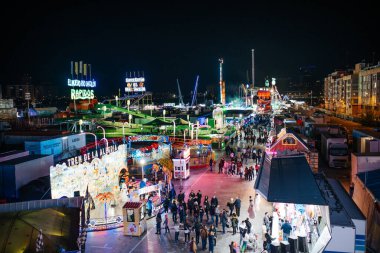 Barselona şehrinin manzarası