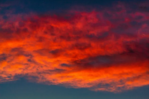 Sonnenuntergang Farben Orange Violett Und Rot Wolken Mendoza — Stockfoto