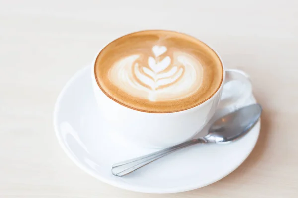 Coffee Cup Latte Art Stock Photo — Stock Photo, Image