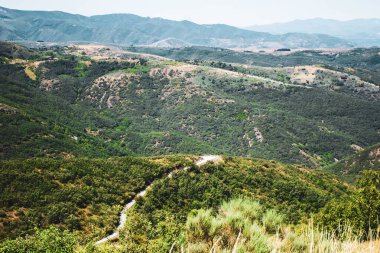 Dağların güzel manzarası
