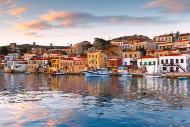 Hırvatların eski Dubrovnik kasabasının güzel manzarası