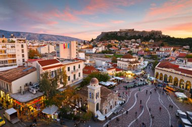 İspanya 'nın Barselona şehrinin hava manzarası
