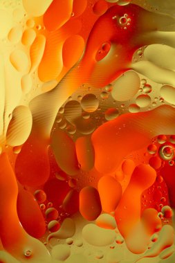 An Abstract background as a result of a mixture of water and oil