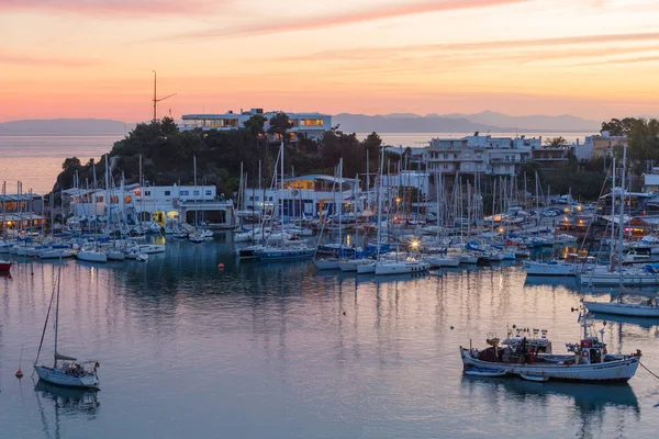Athene Griekenland November 2018 Zicht Jachthaven Van Mikrolimano Piraeus Athene — Stockfoto