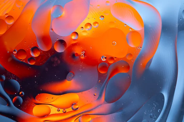 Abstract Background Result Mixture Water Oil — Stockfoto