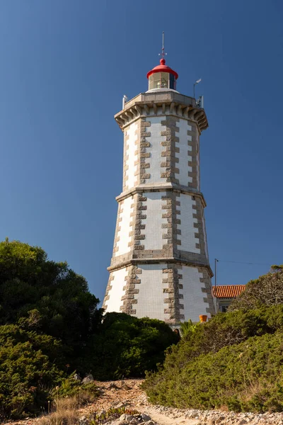 Schöner Blick Auf Den Leuchtturm Meer Cascais Der Nähe Von — Stockfoto