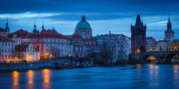 Praga Czechy Marca 2019 Poranny Widok Praskie Stare Miasto Nad — Zdjęcie stockowe