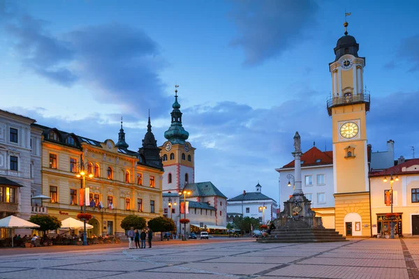 Banská Bystrica Slovensko Července 2018 Hlavní Náměstí Banské Bystrici Střední — Stock fotografie