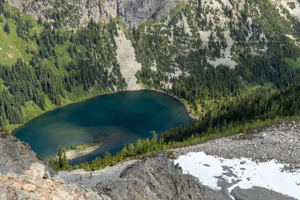 Hermosa Vista Del Lago Las Montañas — Foto de Stock