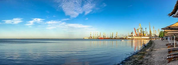 Berdjansk Ukraine 2020 Küste Des Asowschen Meeres Berdjansk Ukraine Einem — Stockfoto