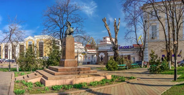 Odessa Ucraina 2020 Piazza Delle Dogane Porto Commerciale Odessa Odessa — Foto Stock