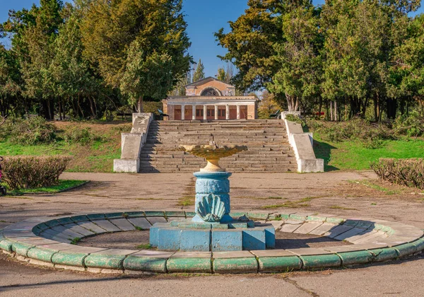 Odessa Ucrânia 2019 Abandonado Parque Dukovsky Odessa Ucrânia Dia Ensolarado — Fotografia de Stock