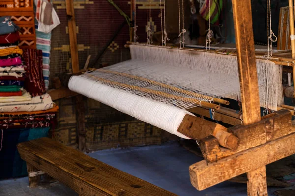Traditional Handmade Sewing Loom Close — Fotografia de Stock