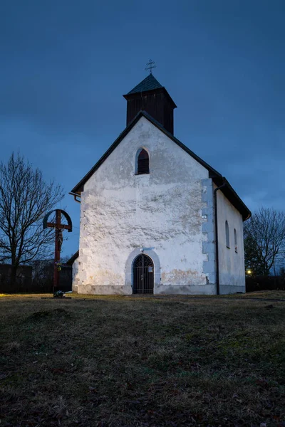 Iglesia Gótica Pueblo Región Turiec Eslovaquia —  Fotos de Stock