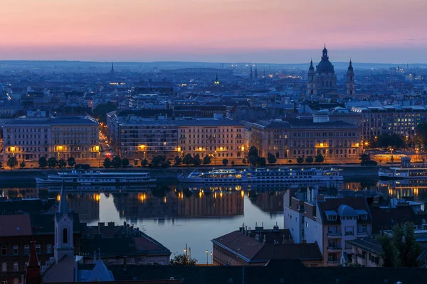 Budapest Hungría Agosto 2018 Vista Basílica San Esteban Centro Budapest — Foto de Stock