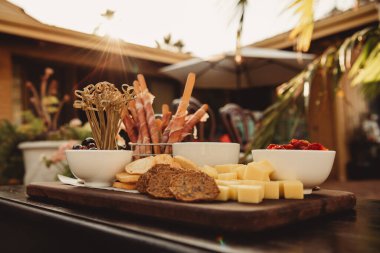 Lezzetli yemekler, seçici odaklanma.