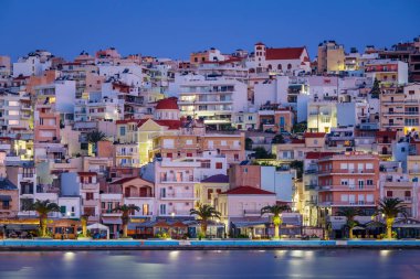 Sitia, Girit - 23 Ocak 2020: Sitia kasabası, Girit.