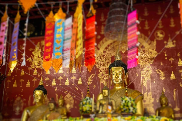 Thaise Boeddhistische Openbare Tempel Chiang Mai Bevoorraden Foto — Stockfoto