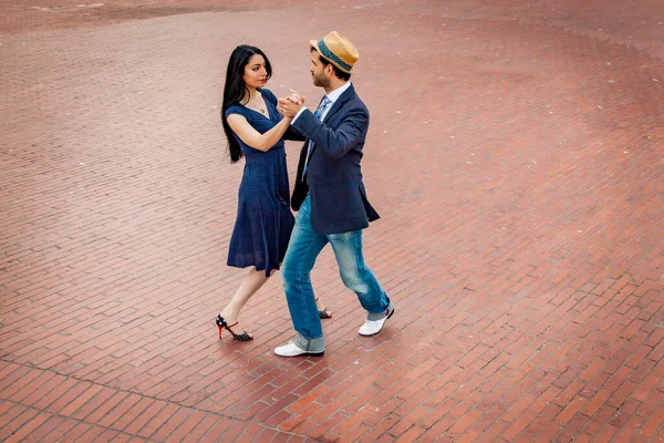 Couple Dancing San Francisco — Stock Photo, Image