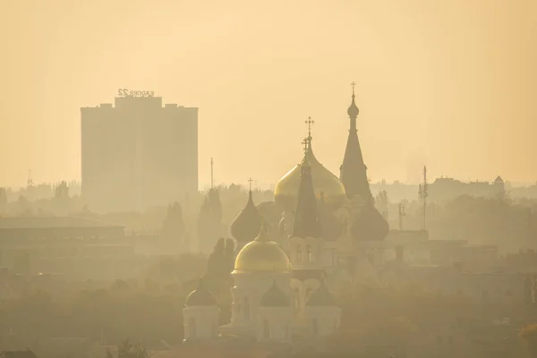 우크라이나의 오데사 2020 우크라이나 오데사의 역사적 중심지의 꼭대기에서 바라본 — 스톡 사진