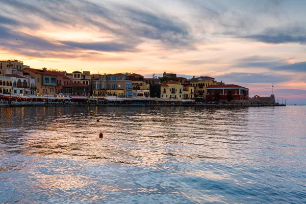 Bela Vista Sobre Porto Cidade Grécia — Fotografia de Stock
