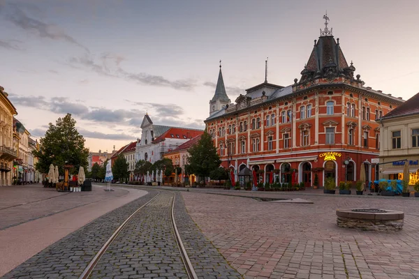 Kosice Slovakia August 2018 Neo Renaissance Andrassy Palace Main Square — Stock Photo, Image