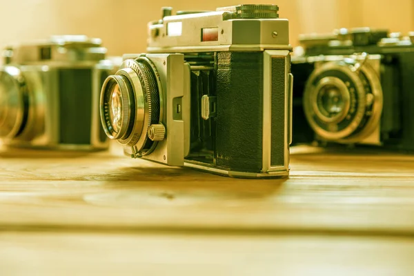 Vintage Câmera Foto História Detalhes — Fotografia de Stock