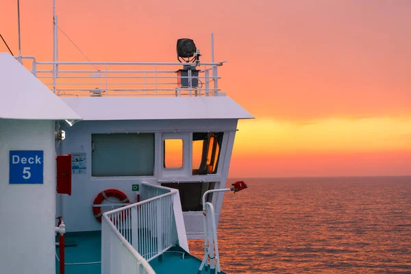 Beautiful View Lifeguard Boat Sea — Stockfoto