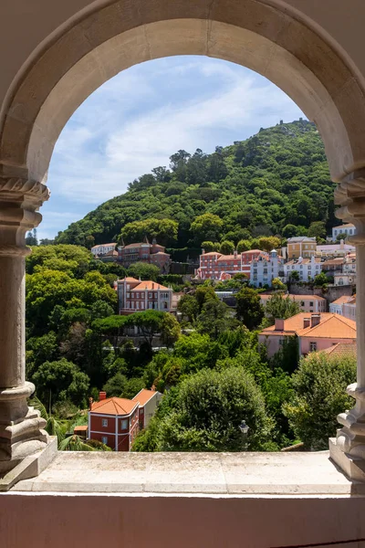 Krásný Výhled Historické Budovy Centru Města Sintra Poblíž Lisabonu Portugalsko — Stock fotografie