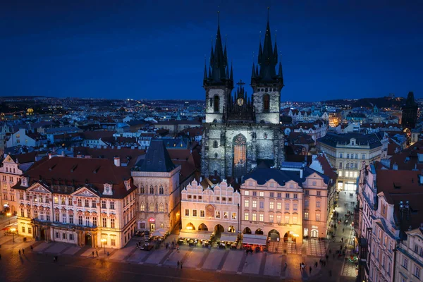 Prag Tschechische Republik März 2019 Blick Vom Rathaussturm Auf Den — Stockfoto