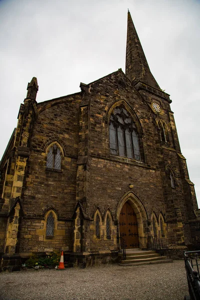 Kerk Van Het Heilige Hart Van Gotische Kathedraal Stad Londen — Stockfoto