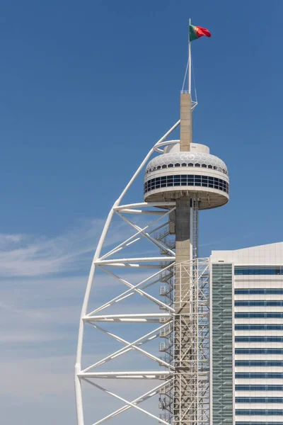 Bela Vista Para Moderna Torre Vasco Gama Área Parque Das — Fotografia de Stock