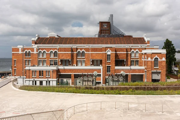 Prachtig Uitzicht Oud Historisch Gebouw Van Elektriciteitsbedrijf Museum Het Centrum — Stockfoto