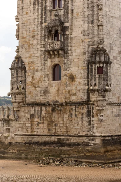Чудовий Краєвид Старий Історичний Будинок Белем Тауер Лісабоні Португалія — стокове фото