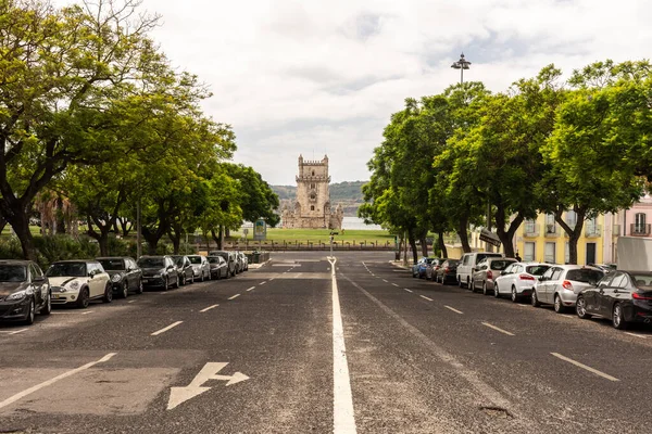 Schöner Blick Auf Das Alte Historische Gebäude Des Belem Tower — Stockfoto