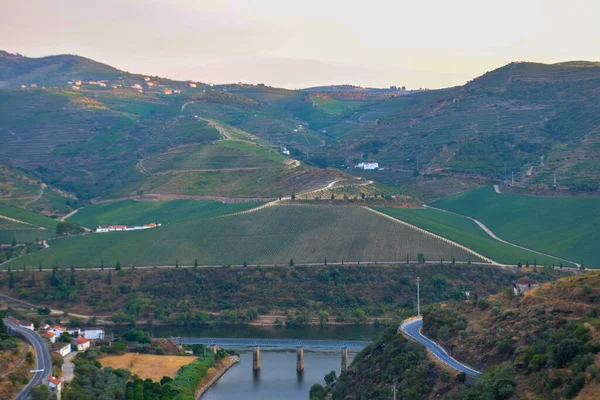 Vue Aérienne Ville Vallée État Beau Paysage — Photo