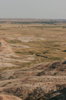 Çorak Topraklar Ulusal Parkı 'nın öğleden sonra manzarası.