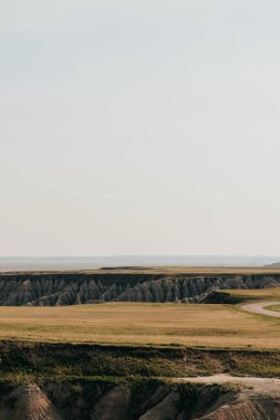 Çorak Topraklar Ulusal Parkı 'nın öğleden sonra manzarası.