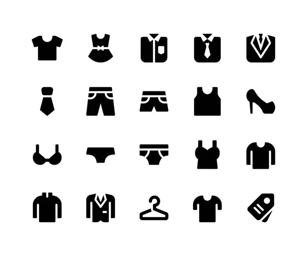 Giyim Glyph Simgeler