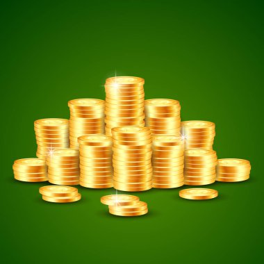 vektör çizim sikke arka plan