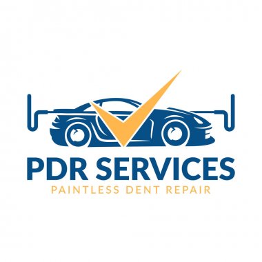 Paintless Dent Repair logosu, Pdr servis logosu, otomotiv şirketi