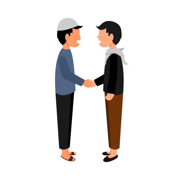 People Hand Shake Friendship Vector Illustration Graphic Design — Stockový vektor