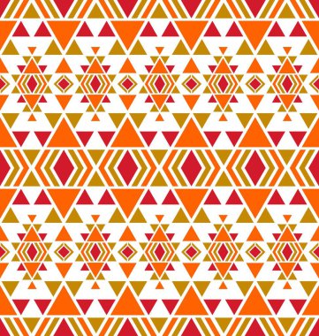 Amerikan modeli. Geometrik sorunsuz süsleme. Halk bir dekor vektör Illustration. EPS formatı.