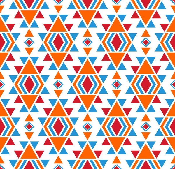Amerikan modeli. Geometrik sorunsuz süsleme. Halk bir dekor vektör Illustration. EPS formatı.